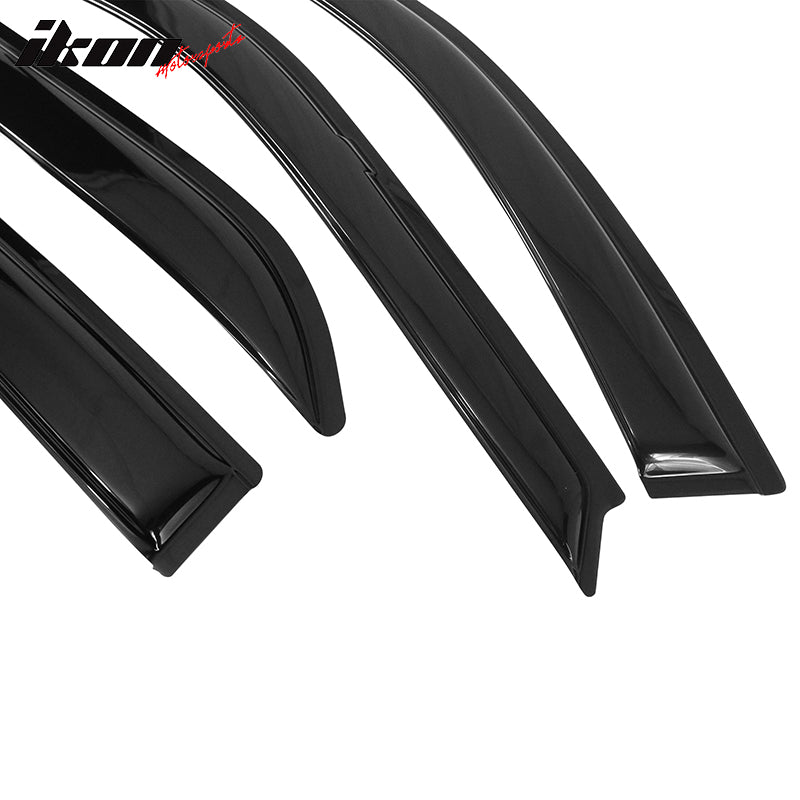 Fits 92-95 Honda Civic EG EH Sedan Acrylic Window Visors Deflectors 4Pcs Set