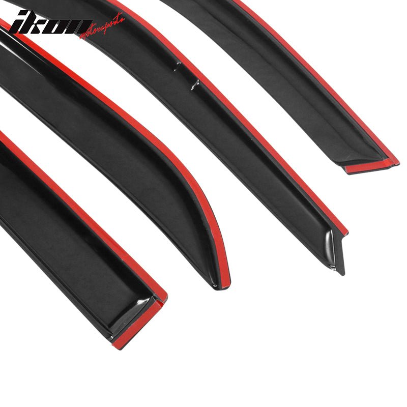 Fits 92-95 Honda Civic EG EH Sedan Acrylic Window Visors Deflectors 4Pcs Set