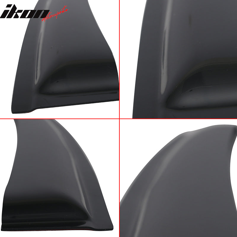 IKON MOTORSPORTS, Window Visor Compatible With 2012-2016 Honda CR-V Vent Sun Shade Rain Guards Side Window Deflectors