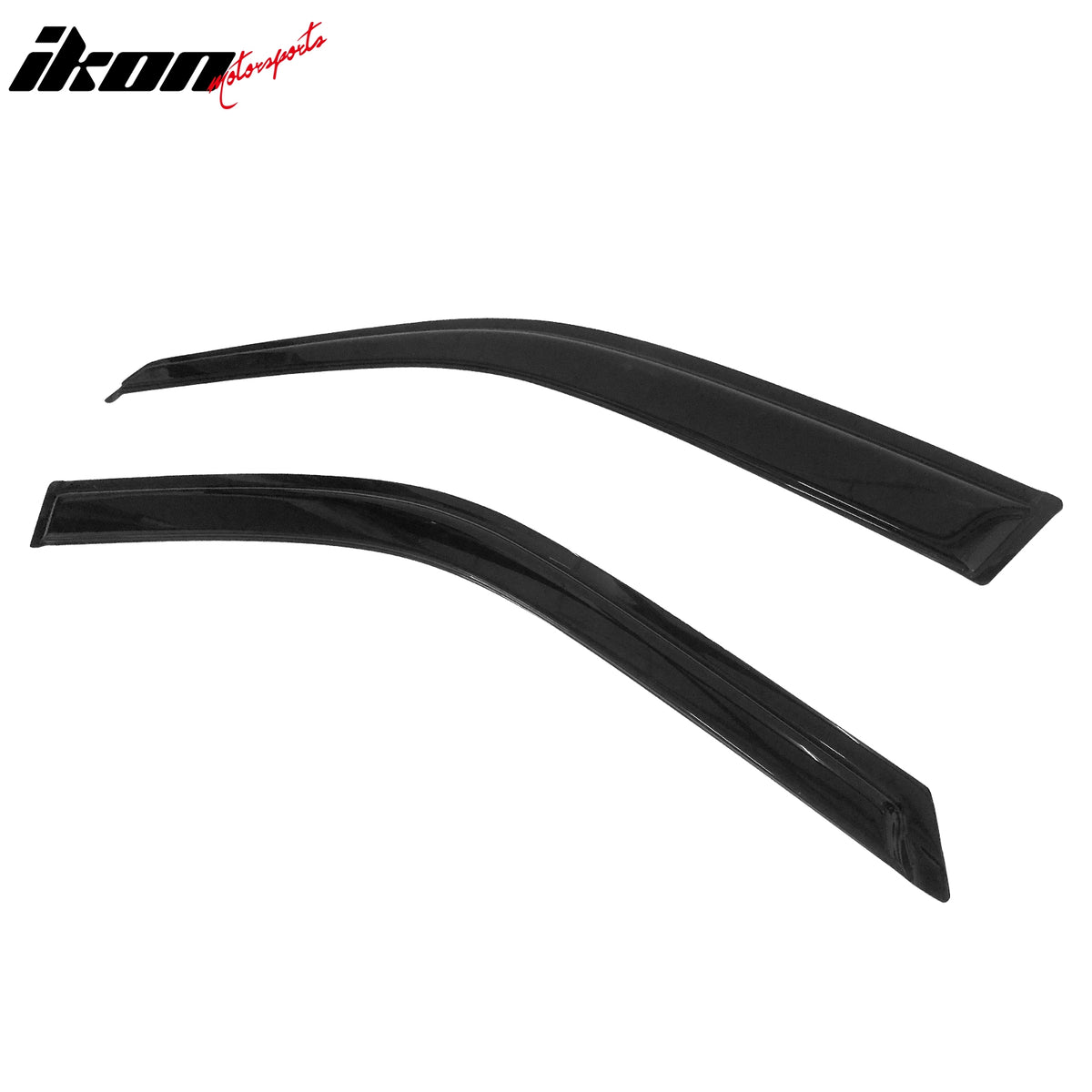 Window Visor Compatible With 1999-2004 Honda Odyssey, Acrylic Smoke Tinted 2PCS Sun Rain Shade Guard Wind Vent Air Deflector by IKON MOTORSPORTS, 2000 2001 2002 2003