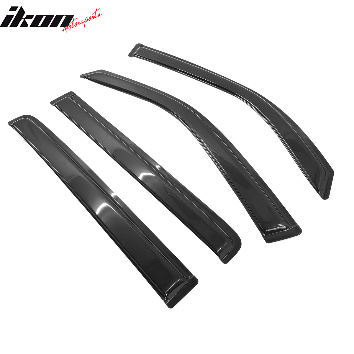 Fits 09-15 Honda Pilot Acrylic Tape-On Slim 4PCS Window Visors Vent Rain Guard