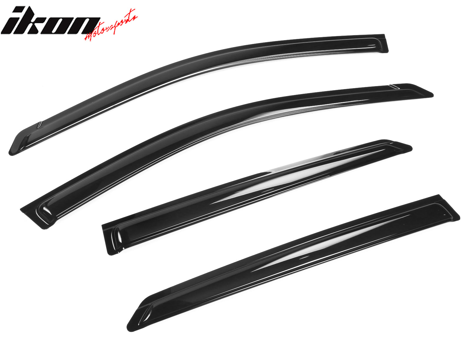 Fits 22-25 Hyundai Ioniq 5 N Acrylic Slim Window Visors Sun Rain Guards 4PCS Set