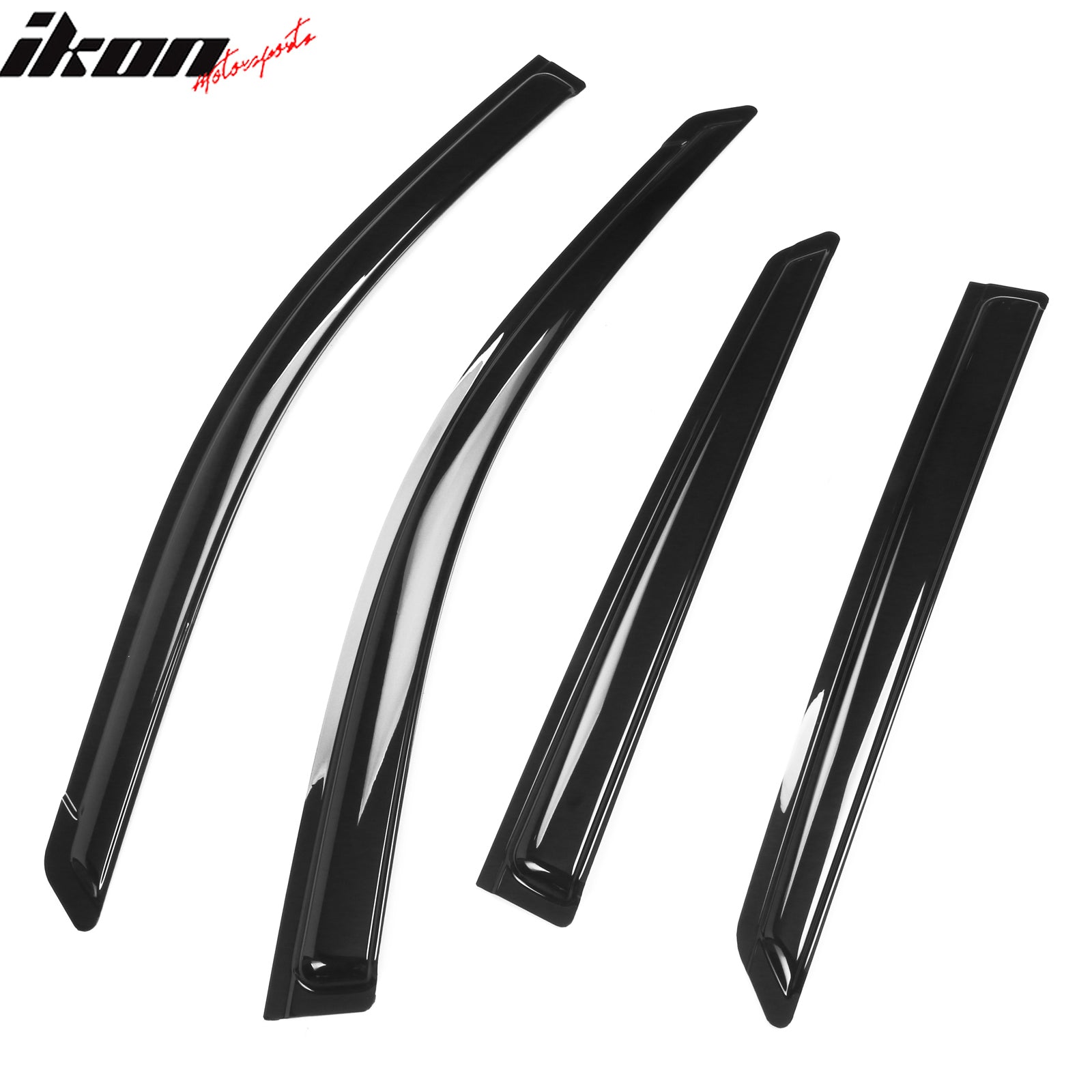 Fits 22-25 Hyundai Ioniq 5 N Acrylic Slim Window Visors Sun Rain Guards 4PCS Set