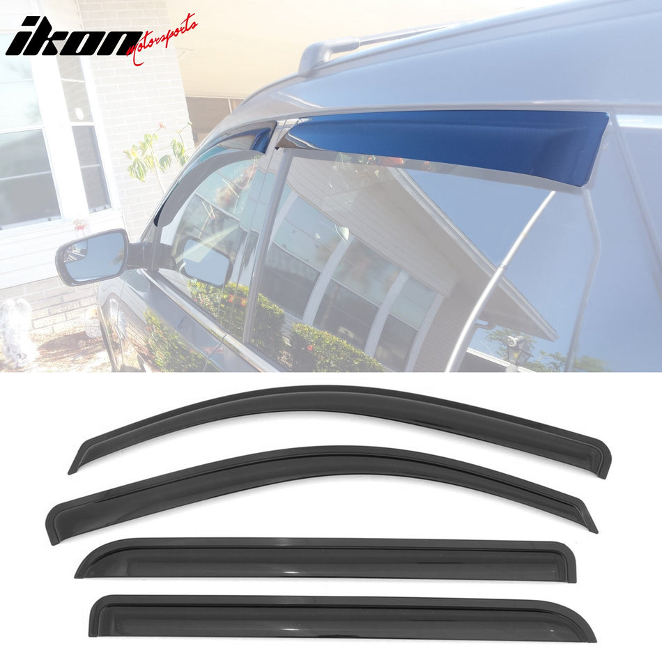 2013-2018 Hyundai Santa Fe DM (XL Models) Window Visors Acrylic