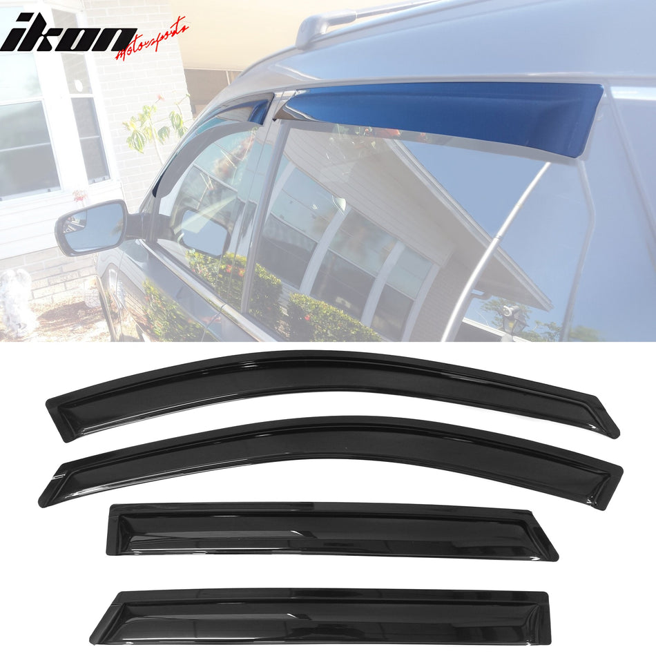 2013-2018 Hyundai Santa Fe DM (XL Models) Window Visors Acrylic