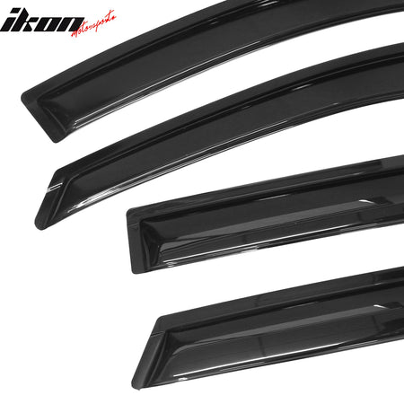 Fits 13-18 Hyundai Santa Fe DM (Excludes XL Models) Acrylic Window Visors 4Pc