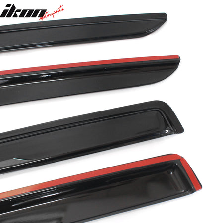 Fits 93-98 Jeep Grand Cherokee Acrylic 4PCS Window Visors Vent Rain Guard