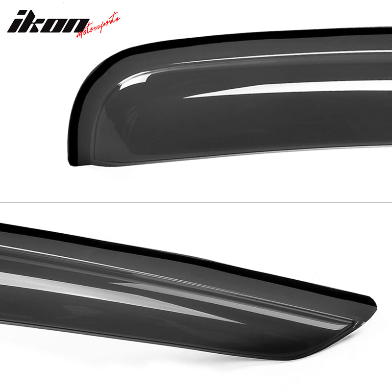 Fits 02-07 Jeep Liberty KJ 4PCS Window Visors Rain Sun Guard Deflectors Tape-On