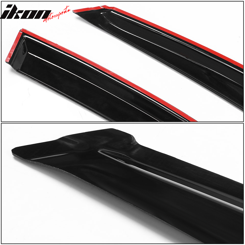 Fits 10-13 Mazda 3 Hatchback Window Visors Acrylic Sun Guard Rain Deflector 4PC