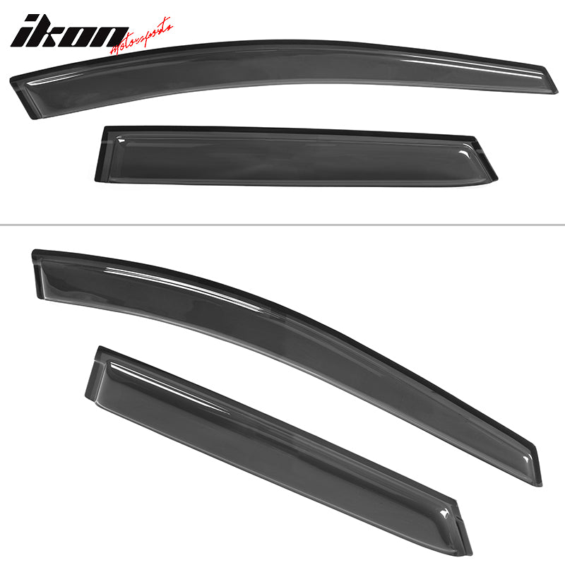 Fits 08-12 Mazda CX-7 Window Visor Vent Sun Guard Rain Deflector Acrylic 4PC