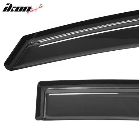 Fits 07-12 Nissan Altima L32A 4DR Window Visor Vent Rain Guard Shade Deflector