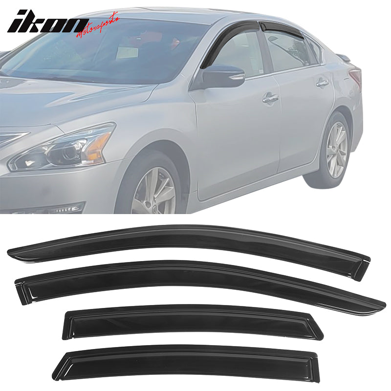 2013-2018 Nissan Altma Sedan Tape on Window Visor Rain Guard Acrylic