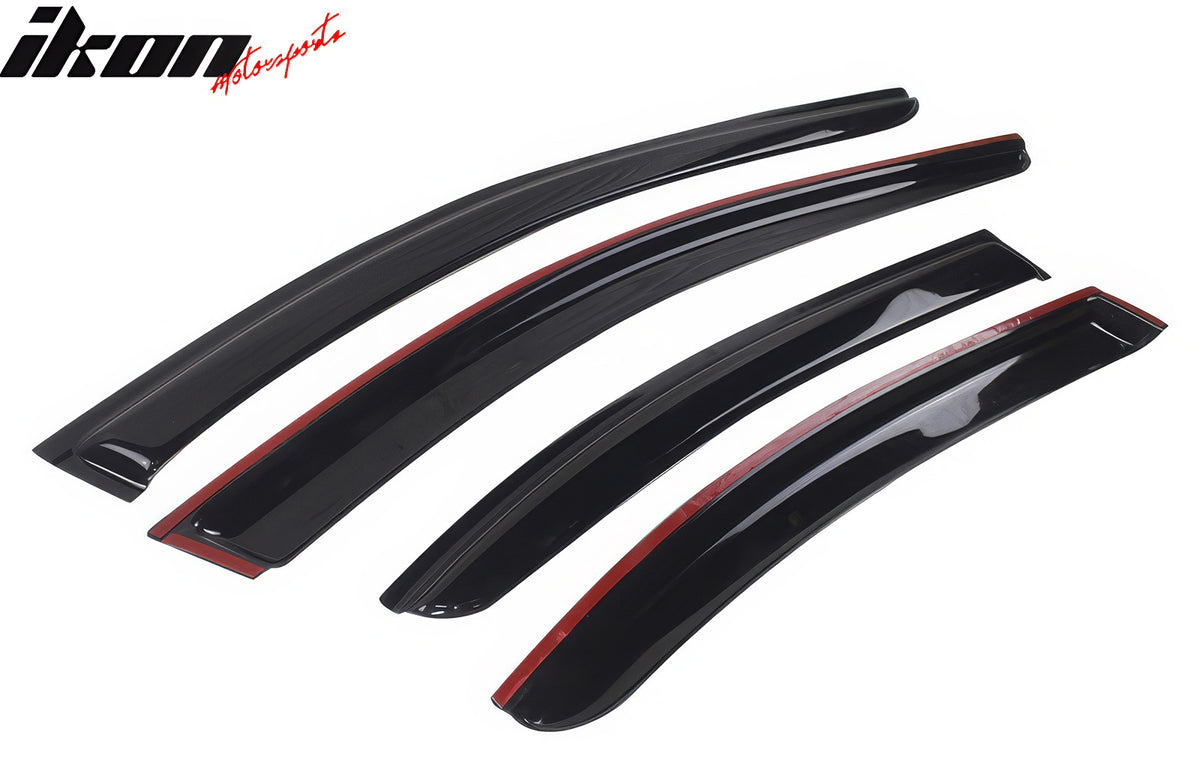 Fits 09-15 Nissan Maxima Acrylic Window Visors Rain Sun Guard Deflector 4PC Set