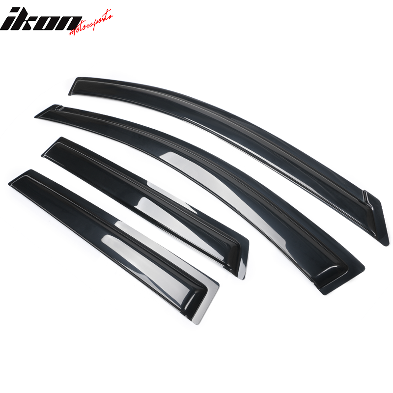 Fits 09-13 Nissan Rogue 14-15 Rogue Select Window Visors Acrylic 4Pc Set