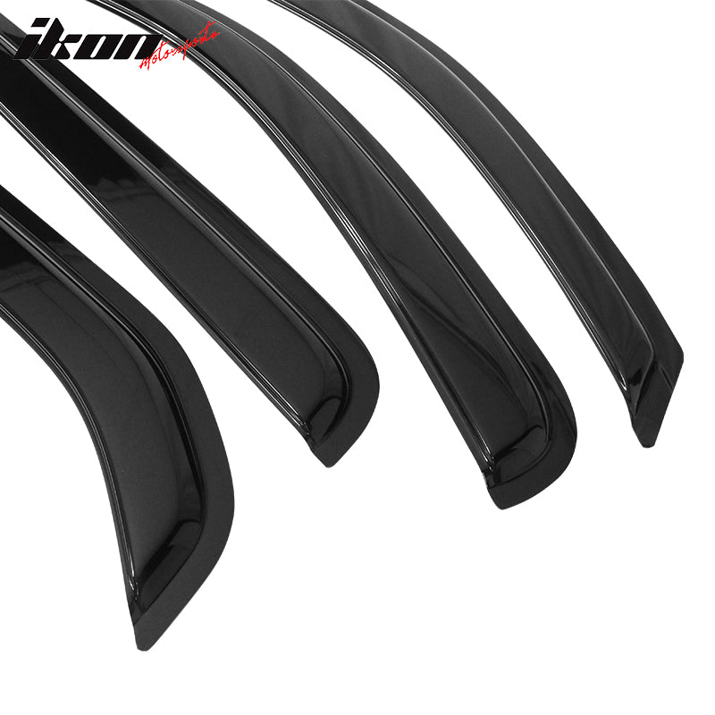 Fits 05-16 Nissan Xterra N50 Acrylic Window Visors Rain Deflector Guard 4Pc Set