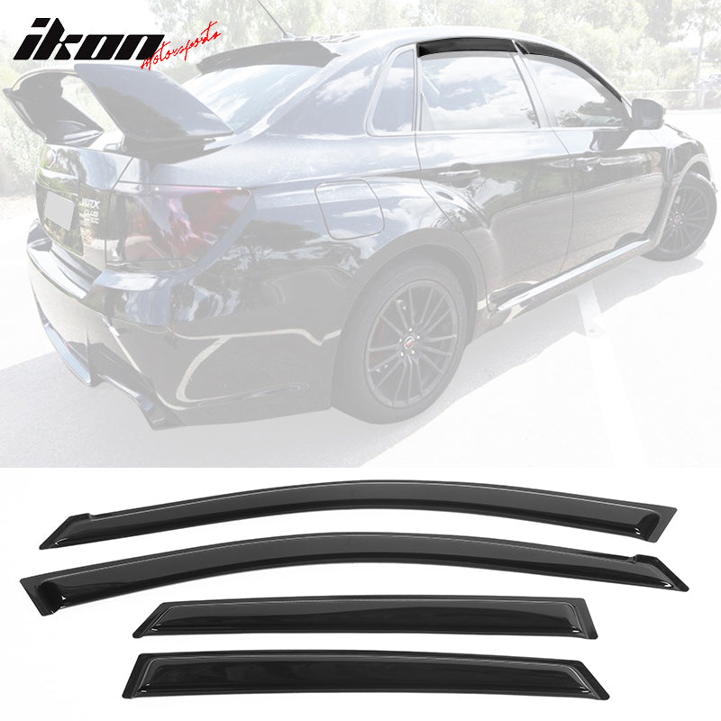 2008-2014 Subaru Impreza WRX STI Visor Window Sun Shade Acrylic