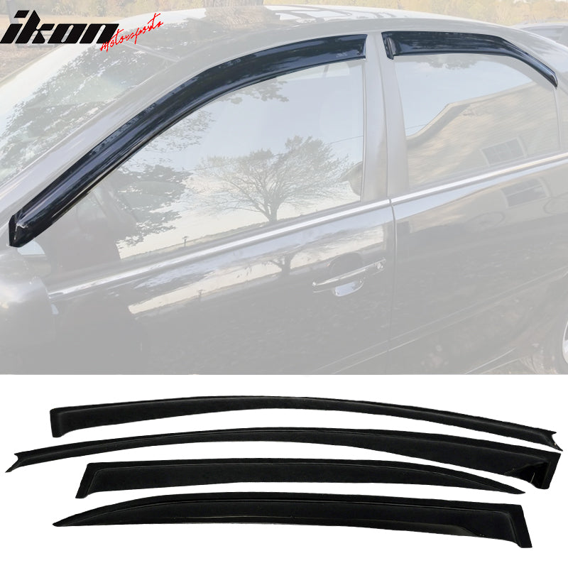 2002-2006 Toyota Camry Slim Style Smoke Visor Window Guard Acrylic