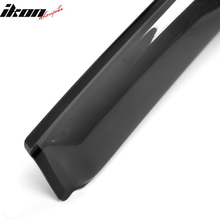 IKON MOTORSPORTS, Window Visor Compatible With 2007-2011 Toyota Camry Vent Sun Shade Rain Guards Side Window Deflectors