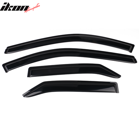 Fits 15-17 Toyota Camry Sedan Window Visors Acrylic Sun Rain Deflector 4Pc Set