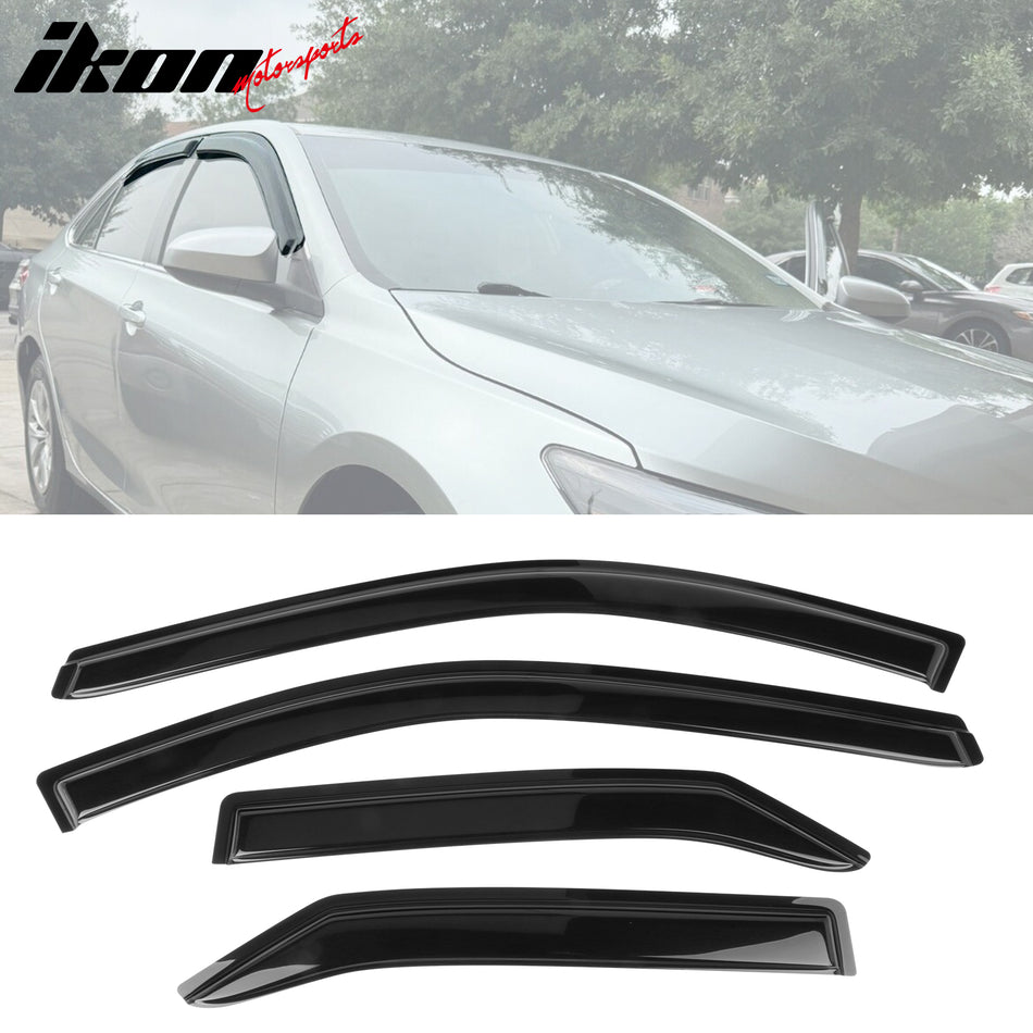 2015-2017 Toyota Camry Sedan Slim Style Acrylic Window Visors 4PC Set