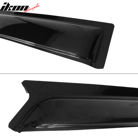 IKON MOTORSPORTS, Window Visor Compatible With 2003-2008 Toyota Corolla Vent Sun Shade Rain Guards Side Window Deflectors