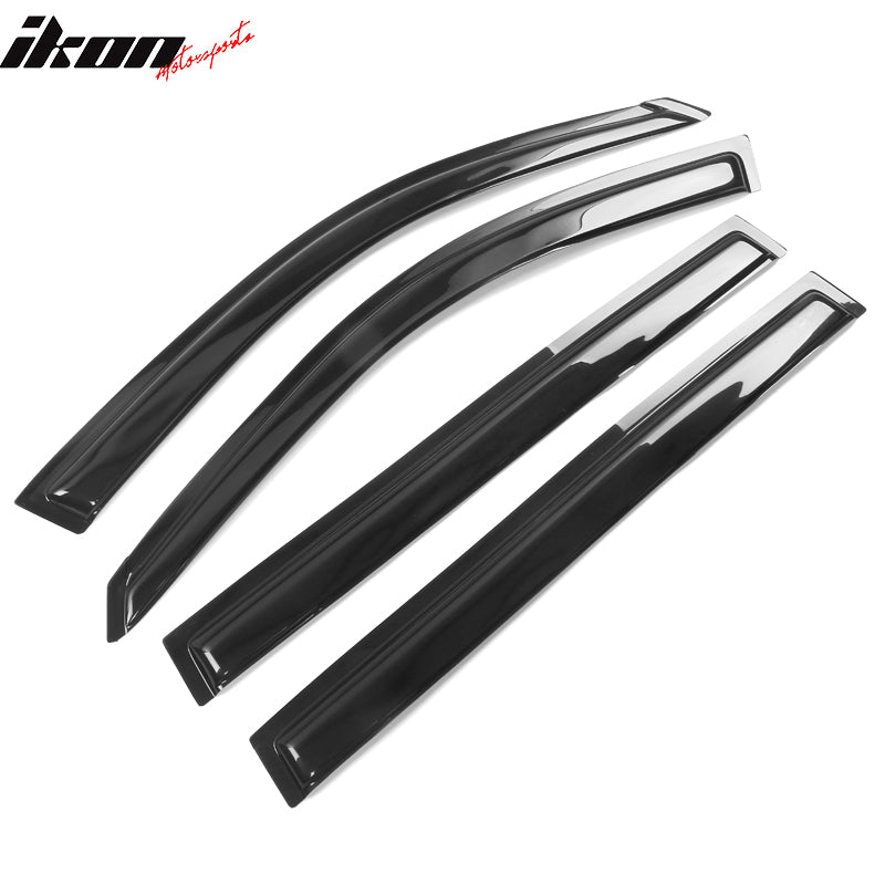 Fits 01-07 Toyota Highlander Window Visors Acrylic Sun Rain Guard Deflector 4PCS