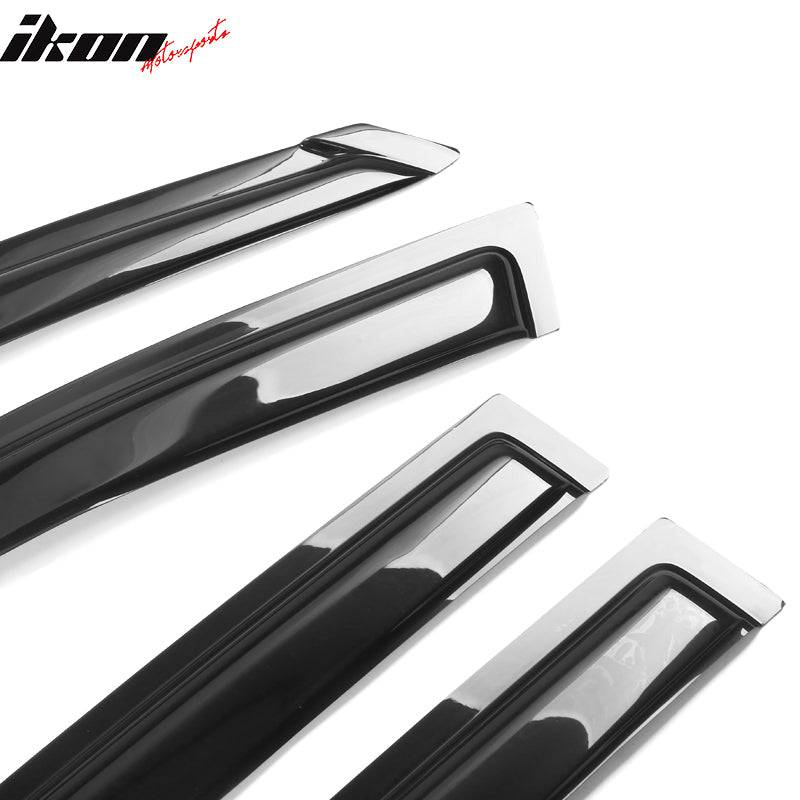 Fits 01-07 Toyota Highlander Window Visors Acrylic Sun Rain Guard Deflector 4PCS