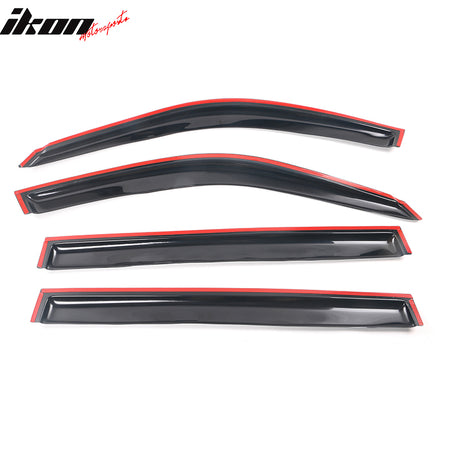 Fits 01-07 Toyota Highlander Window Visors Acrylic Sun Rain Guard Deflector 4PCS