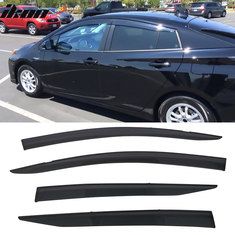 2016-2022 Toyota Prius And Prius Prime Slim Window Visor Polycarbonate