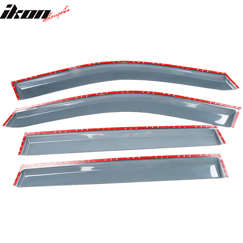 IKON MOTORSPORTS, Window Visor Compatible With 2019-2023 Toyota RAV4 Vent Sun Shade Rain Guards Side Window Deflectors