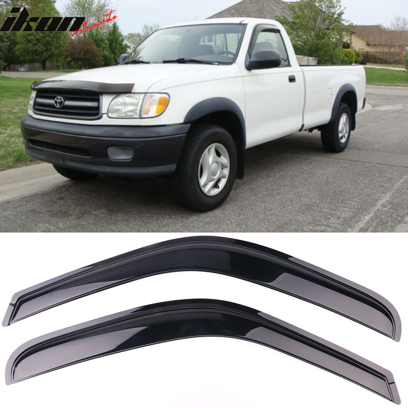 2000-2006 Toyota Tundra Standard Cab Slim Style Acrylic Visor Windows