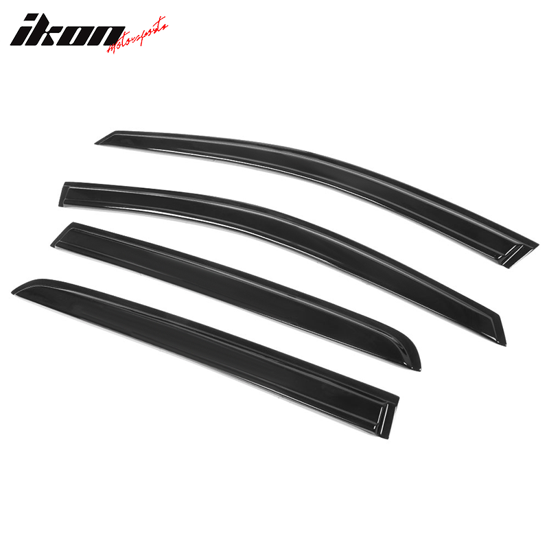 Fits 15-19 VW Golf MK7 Window Visors Acrylic Wind Deflector Rain Guard 4Pc Set