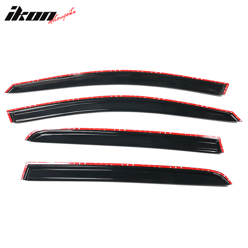 Fits 15-19 VW Golf MK7 Window Visors Acrylic Wind Deflector Rain Guard 4Pc Set