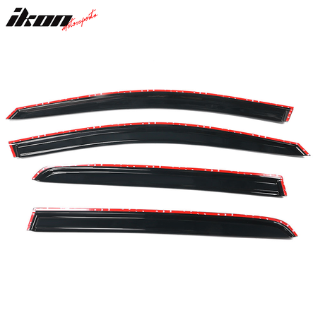 Fits 15-19 VW Golf MK7 Window Visors Acrylic Wind Deflector Rain Guard 4Pc Set