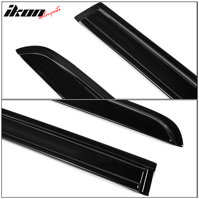 Fits 15-19 VW Golf MK7 Window Visors Acrylic Wind Deflector Rain Guard 4Pc Set