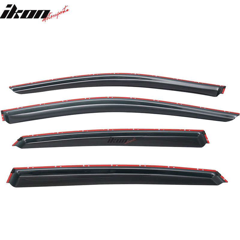 Fits 13-18 Nissan Altima L33 Acrylic Window Visors 4Pc Set