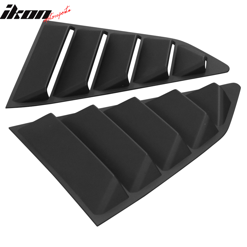 Fits 14-19 Chevy Corvette C7 Classic Style Side Window Louvers Pair