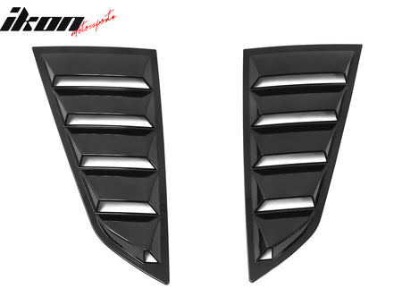 Fits 14-19 Chevrolet Corvette C7 Coupe V2 Style 2PCS Side Window Louver Scoop PC