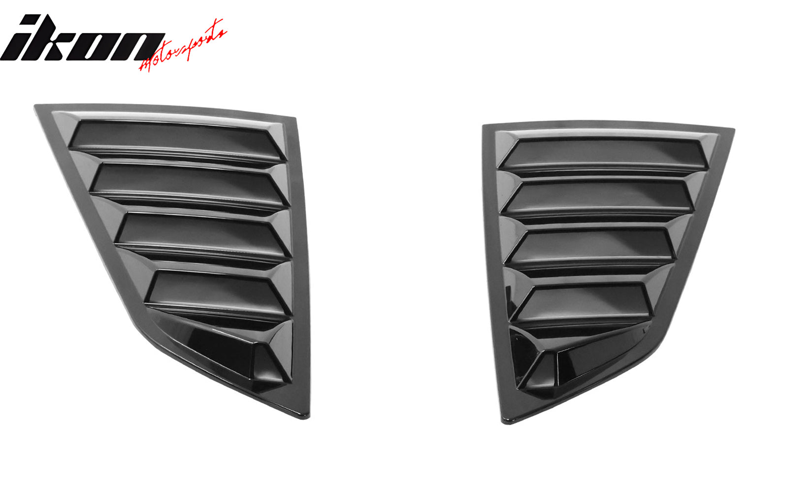 Fits 14-19 Chevrolet Corvette C7 Coupe V2 Style 2PCS Side Window Louver Scoop PC