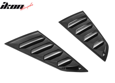 Fits 14-19 Chevrolet Corvette C7 Coupe V2 Style 2PCS Side Window Louver Scoop PC