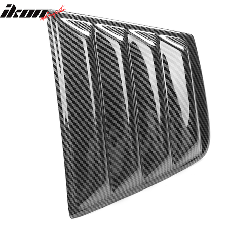 Fits 11-23 Dodge Charger V2 Style Window Louver Sun Windshield Gloss Black