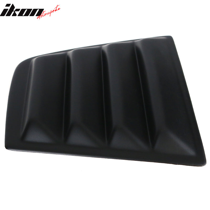 Fits 11-23 Dodge Charger V2 Style Rear Window Louver with Side Quarter Scoop