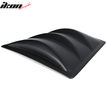 Fits 11-23 Dodge Charger V3 Style 2PCS Side Window Scoop Louvers PP Matte Black