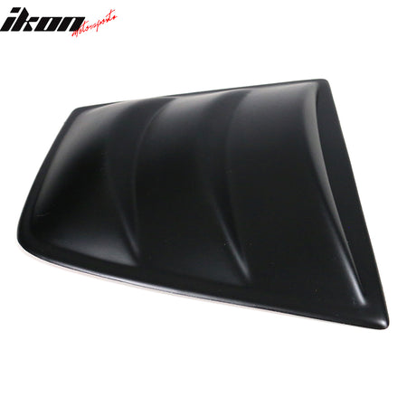 Fits 11-23 Dodge Charger V3 Style 2PCS Side Window Scoop Louvers PP Matte Black