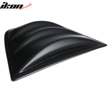 Fits 11-23 Dodge Charger V3 Style 2PCS Side Window Scoop Louvers PP Matte Black