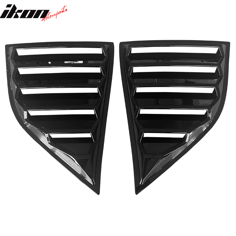 For 08-23 Dodge Challenger XE V4 Rear Side Window Louver Scoop Cover