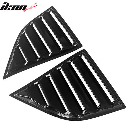 For 08-23 Dodge Challenger XE V4 Rear Side Window Louver Scoop Cover