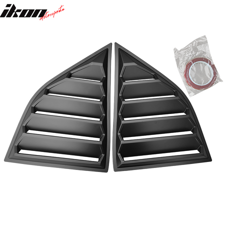 For 08-23 Dodge Challenger XE V4 Rear Side Window Louver Scoop Cover