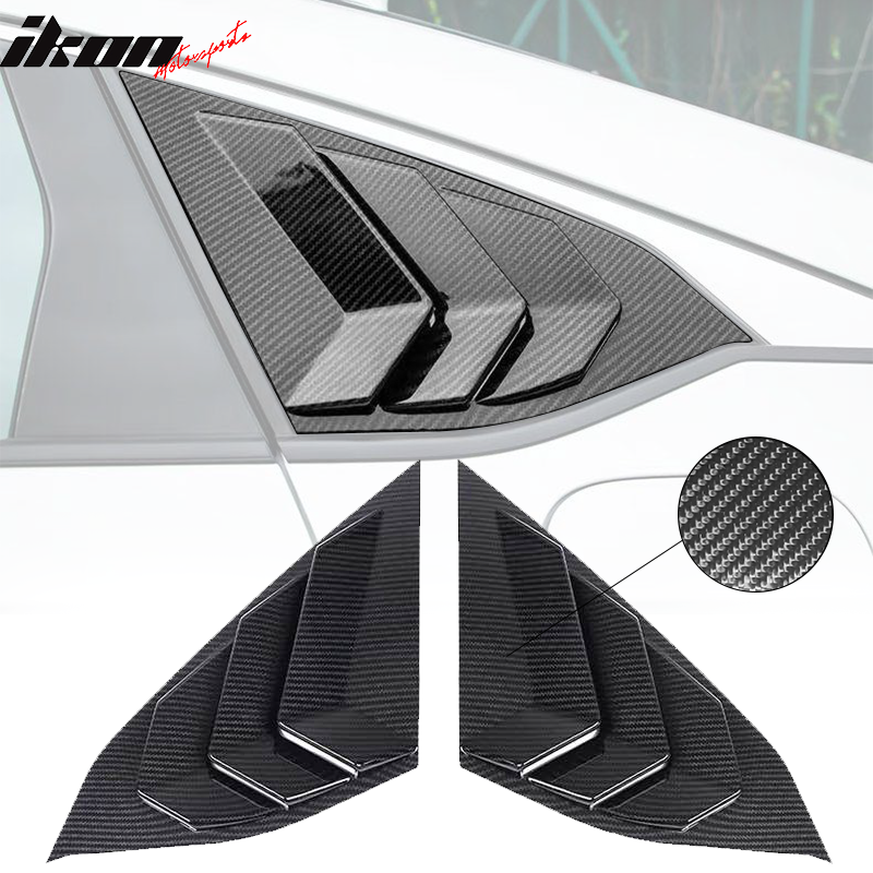 2018-2022 Honda Accord Sedan CF Look Side Window Louvers Quarter Panel