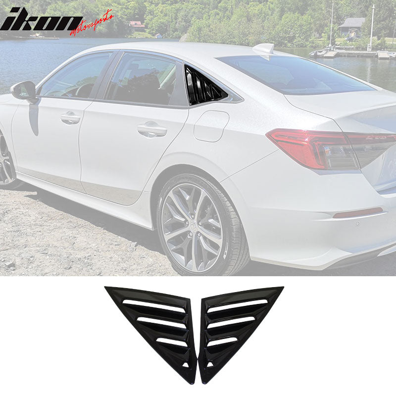 2022-2025 Honda Civic 11th Gen Sedan PC IKON Style 2PCS Window Louver